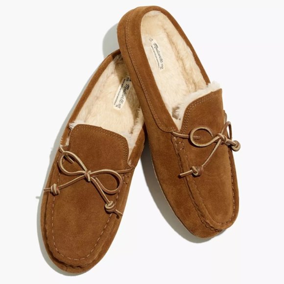 Madewell Other - Madewell Men's Dried Cedar Suede Scuff Moccasin Slippers 8M NWT